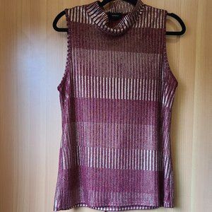 Espresso Sleeveless Turtleneck